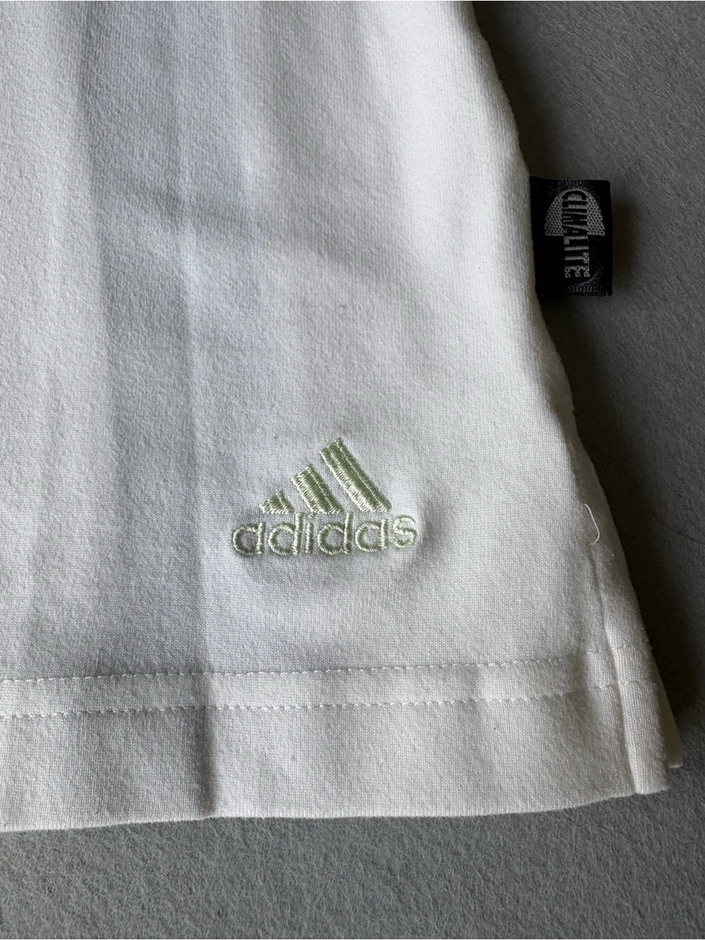 Adidas Vintage White Navy Tennis Pickleball Dress Athletic Sport Dress Sz M - Picture 2 of 10